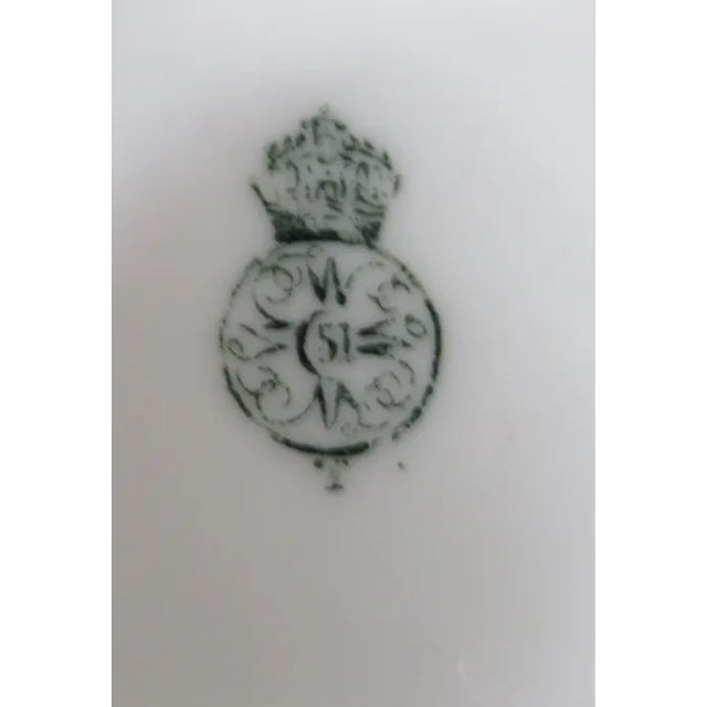 Late 19th Century Royal Worchester 1884 Porcelain White and Gold Woven Basket Vase For Sale - Image 5 of 13