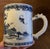 Large Antique 18th Century Chinese Export Blue & White Porcelain Tankard Mug For Sale In New York - Image 6 of 11