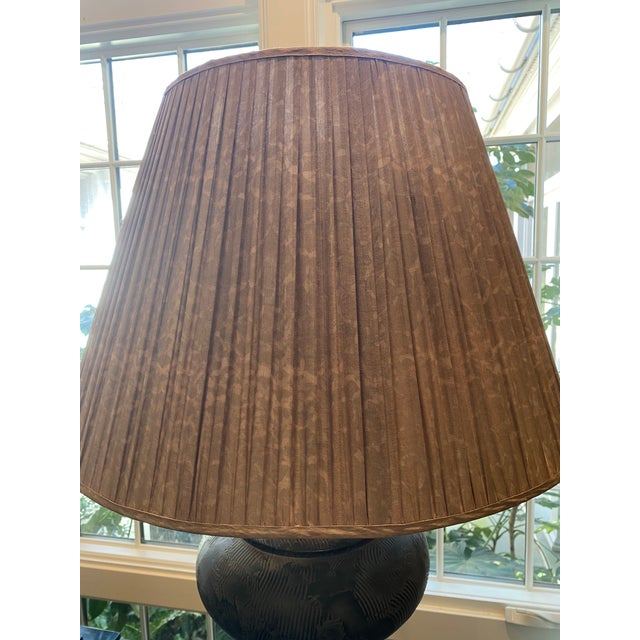 Purple Vintage Penny Morrison Lamp Shade For Sale - Image 8 of 8