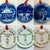 Vintage Bing & Grøndahl Ornament “New England" 1989 From the "Christmas in America" Limited Edition -Porcelain Blue and White For Sale - Image 9 of 10