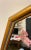 Ornamental & Decorative Materials Vintage Gilt Faux Bamboo Mirror For Sale - Image 7 of 10
