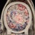 1980s French Style Shabby Chic Dining Chairs Floral Upholstery Distressed Crackle Finish - Set of 4 For Sale In Tampa - Image 6 of 18