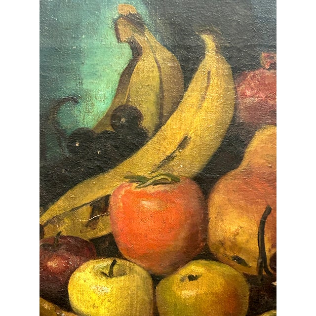 Elsie Palmer Payne, Still Life With Fruit, Oil on Canvas, C. 1930s For Sale - Image 13 of 18