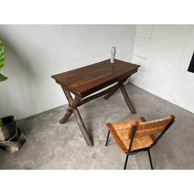 Walnut Desk, France, 1900s For Sale - Image 4 of 18