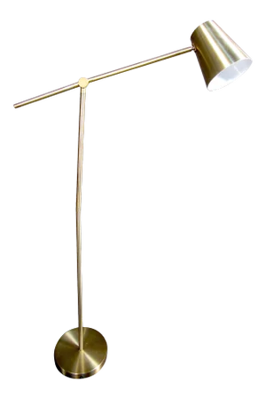 Modern Gold Finish Floor Lamp