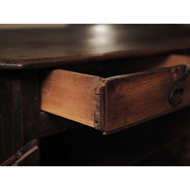 Brown Antique French Provincial Oak Buffet, 1800s For Sale - Image 8 of 18