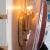 Vintage Art Glass Dimpled Disk Sconce For Sale - Image 10 of 11