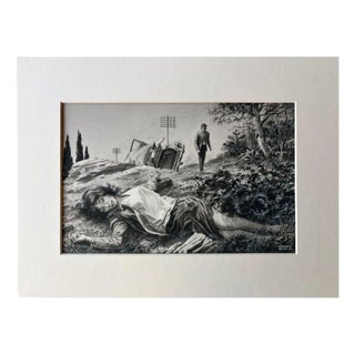 Charles Burki, The Accident Original Noir, 1964, Paper For Sale
