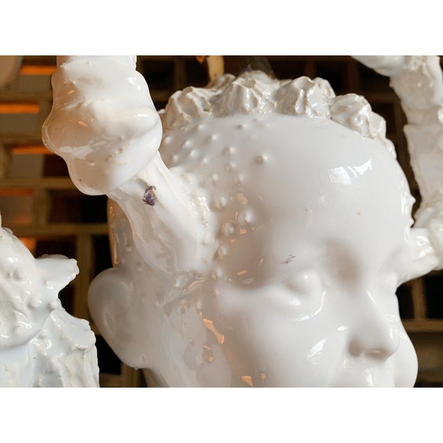 White "Lobster Boy #5," Porcelain Sculpture by Robert Hechler For Sale - Image 8 of 18