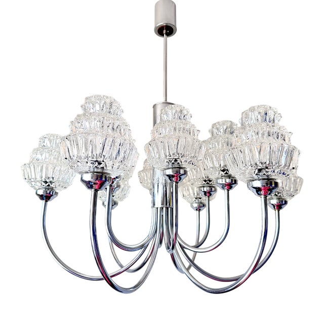 Large Vintage Pendant Light, 1970s For Sale