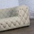 Late 20th to Early 21st Century Modern Chesterfield Style Diamond Tucked Sofa With Beige Twill Fabric Style of Paola Navone For Sale - Image 11 of 18