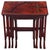 Japanese Red Lacquer Nesting Tables, 1900s, Set of 4 For Sale - Image 4 of 9