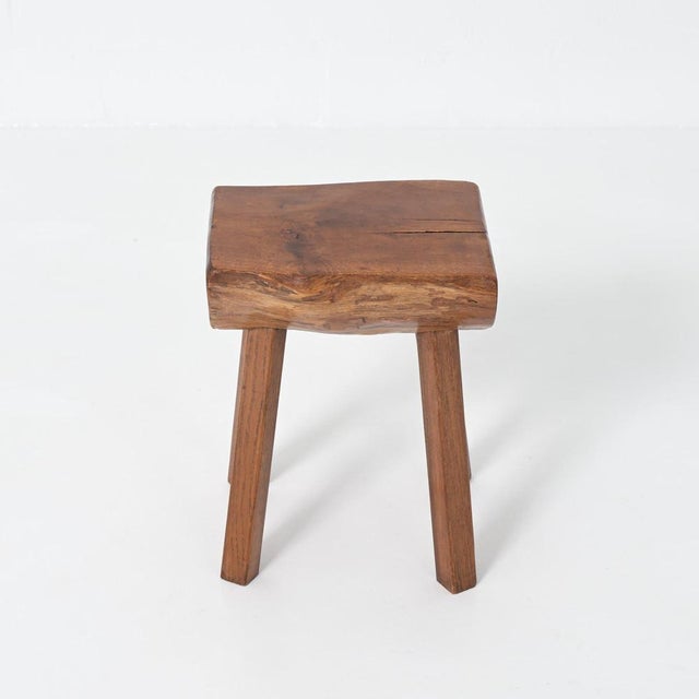 Brutalist Stool from Mobichalet, 1950s For Sale - Image 10 of 18