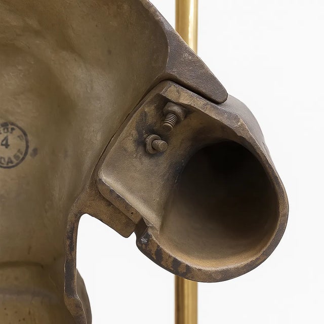 Brass Vintage Cast Metal Beefeater Guard Statue — 32″ Tall — English Traditional For Sale - Image 8 of 10