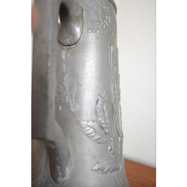 Pewter Ceremonial Jug with Berlin Coat of Arms from Kayser, 1900s For Sale - Image 11 of 14