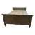 1990s Attributed to Ethan Allen French Country Sleigh Bed For Sale