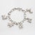 Modern 80s Vintage Tiffany & Co Dog Charm Bracelet Bone Links Sterling Silver 7.5" For Sale - Image 3 of 4