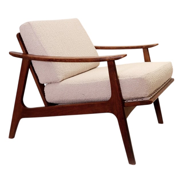 Mid-Century Scandinavian Teak Armchair, 1960s For Sale
