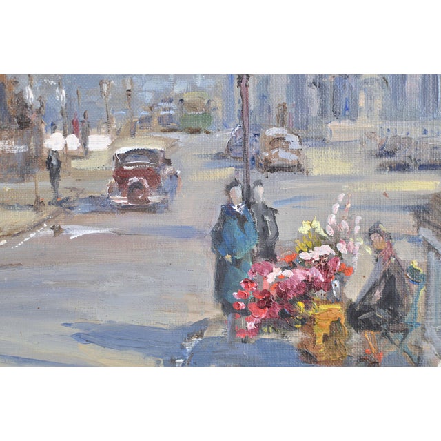 Constantine Kluge, Palace de la Concorde, Paris, 1950, Oil on Canvas For Sale - Image 6 of 10