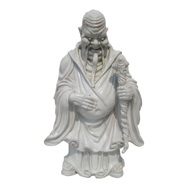 Professor Eugenio Pattarino Terra Cotta Hotei Buddha Circa 1970s For Sale