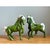 Green Vintage Green Ceramic Horse Figurines For Sale - Image 8 of 12