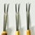 1970s Vintage Hollywood Regency Coastal Boho Chic Bamboo Handle Stainless Steel Appetizer Picks - Set of 6 For Sale - Image 4 of 7