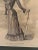 Black and White Engraving of Victorian Lady For Sale In Philadelphia - Image 6 of 9