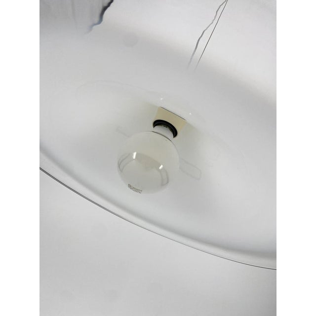 Ivory Murano Glass Ceiling Lamp by Renato Toso for Leucos, Italy, 1970s For Sale - Image 8 of 17
