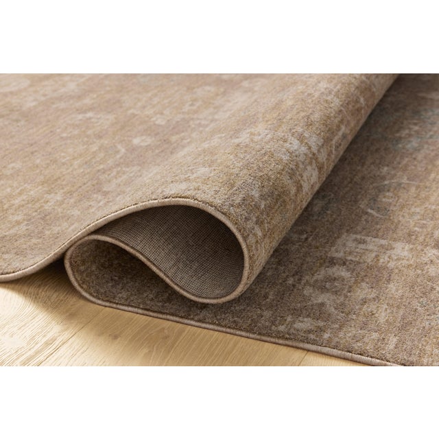 Traditional Chris Loves Julia x Loloi Louisa Taupe / Gold 2'-7" x 12'-0" Runner Rug For Sale - Image 3 of 5