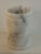 Vintage Heavy Solid White Marble Stone Vessel / Brush Holder / Bud Vase For Sale In Phoenix - Image 6 of 11