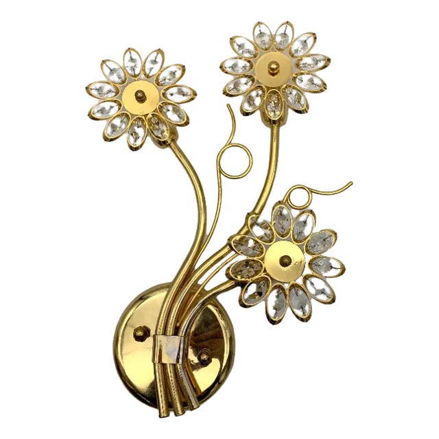 Wall Lamp from Swarovski, 1980s, Set of 2 For Sale