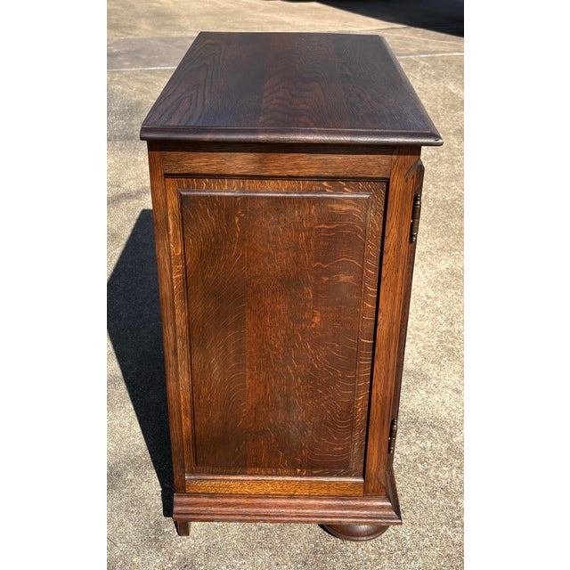 Vintage Country French Two Door Console Cabinet Sideboard For Sale - Image 4 of 12