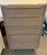 Crate and Barrel Tate 32” Stone Grey 5-Drawer Tall Dresser For Sale In New York - Image 6 of 14
