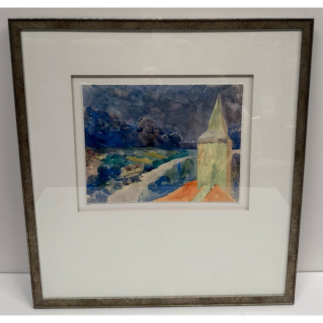 Late 20th Century Late 20th Century Impressionist French Landscape For Sale - Image 5 of 9