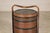 Vintage Chinese Rattan Wedding Basket with Carved Handle and Nested Containers For Sale - Image 11 of 18