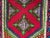 Nice Tunisian rug with beautiful geometrical design and nice colors with red, blue, yellow and green, entirely hand...