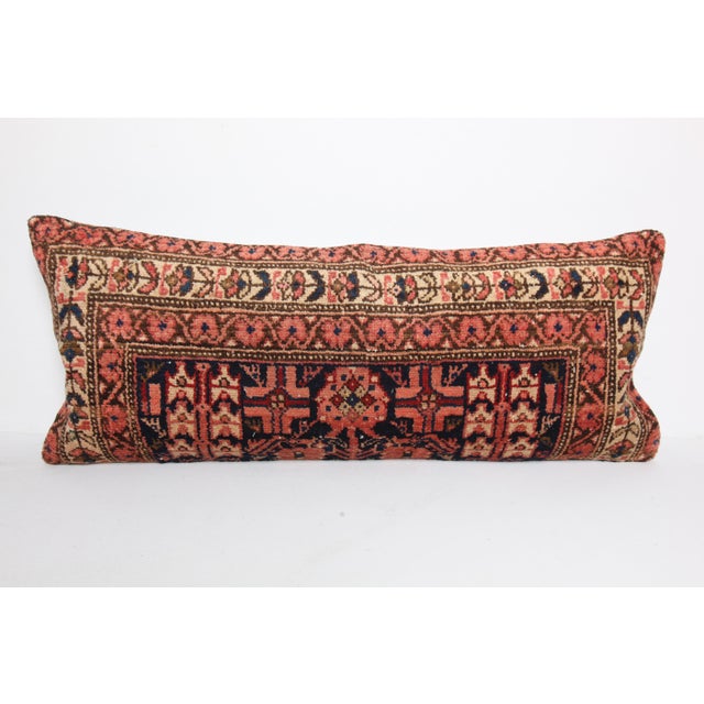 Here i am listing a 100% Handmade double knotted rug pillow cover, made from antique Persian tribal carpet rug. This’s a...