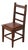 Roycroft Antique Mission Oak Arts & Crafts Ladder Back Desk Chair or Side Chair, Circa 1900 For Sale