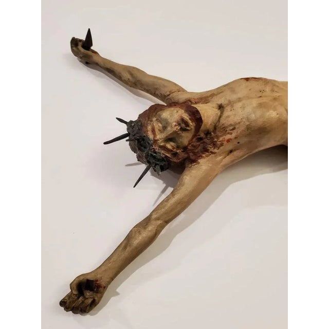 18th Century 18th Century Spanish Baroque Church Altarpiece Carving For Sale - Image 5 of 11