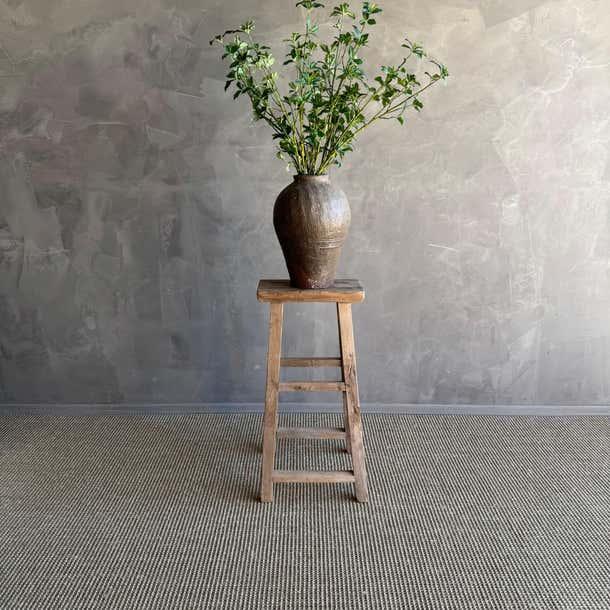 Vintage elm wood pedestal, with weathering and age, these are solid and sturdy ready for daily use Each piece is truly...