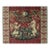 An exquisite vintage French Jacquard-woven tapestry runner adapted from the famous 15th-century "The Lady and the Unicorn"...