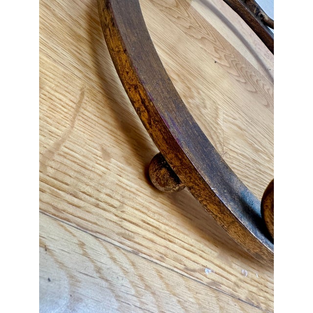 Vintage Circular Side Table in Gilt Wrought Iron by Giovanni Banci for Hermes, 1950 For Sale - Image 10 of 14