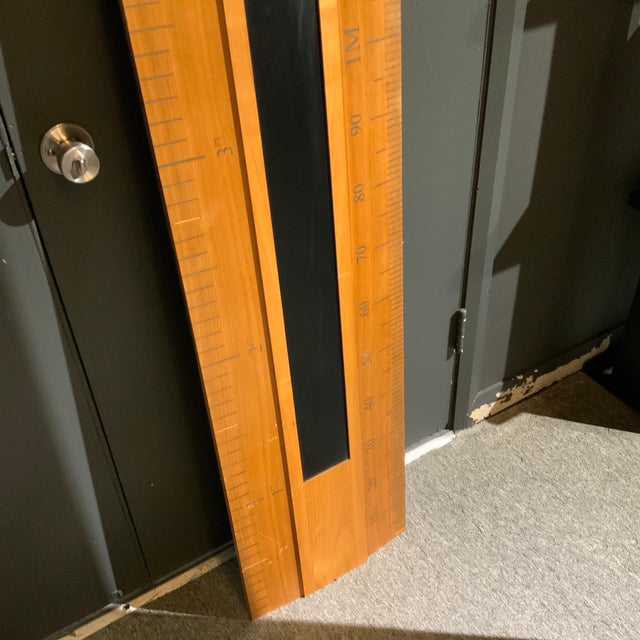 David Linley David Linley Life Size Height Chart in Walnut For Sale - Image 4 of 6