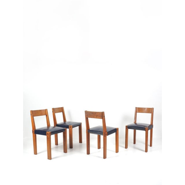Model S24 Chairs by Pierre Chapo, 1960s, Set of 4 For Sale - Image 3 of 13