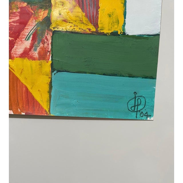 Abstract Expressionism Irving B Haynes, Abstract Expressionist Color Block Painting Mod Architect Irving Haynes Risd For Sale - Image 3 of 7