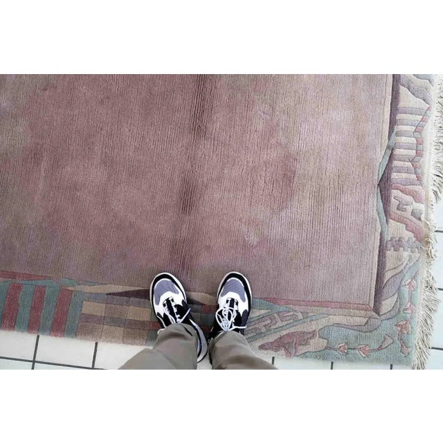 Textile 1960s Handmade Vintage Tibetan Khaden Rug For Sale - Image 7 of 12