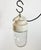 Glass Vintage White Porcelain Pendant Light, 1970s For Sale - Image 7 of 13