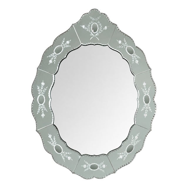 Vintage Venetian Mirror, 1960 For Sale