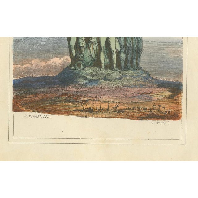 Allegorical Equestrian Monument After Horace Vernet, 1843, Paper For Sale - Image 3 of 10