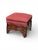 Brown Antique American Empire Serpentine Mahogany Footstool Ottoman For Sale - Image 8 of 14